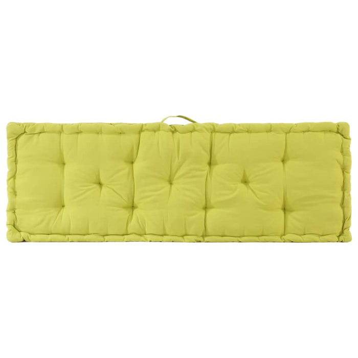 Cuscini per Pallet e Pavimento 2 pz in Cotone Verde 3053640