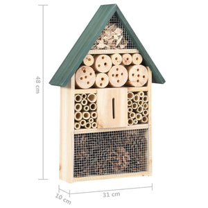 Casetta per Insetti 31x10x48 cm in Legno di Abete 47243