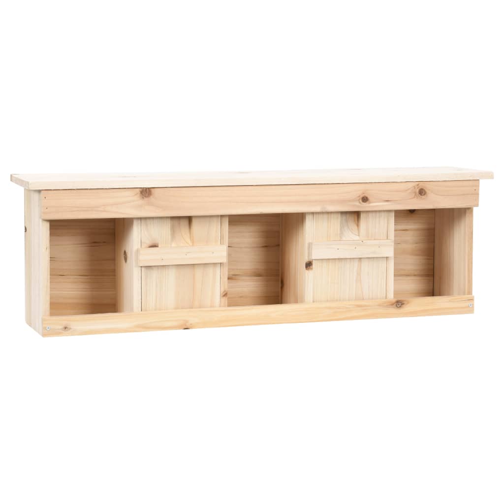 Casetta per Passeri con 5 Camere 68x15x21 cm Legno di Abetecod mxl 120946