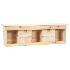 Casetta per Passeri con 5 Camere 68x15x21 cm Legno di Abetecod mxl 120946