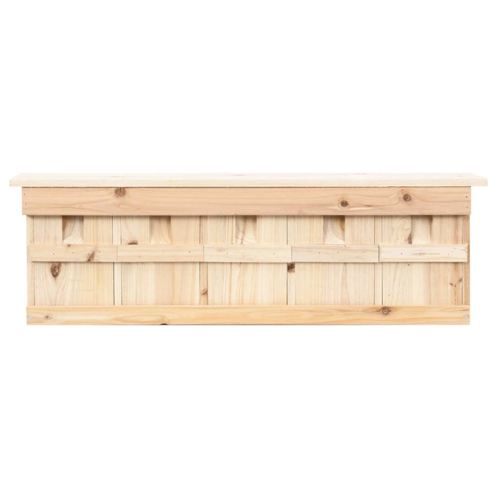 Casetta per Passeri con 5 Camere 68x15x21 cm Legno di Abetecod mxl 120946