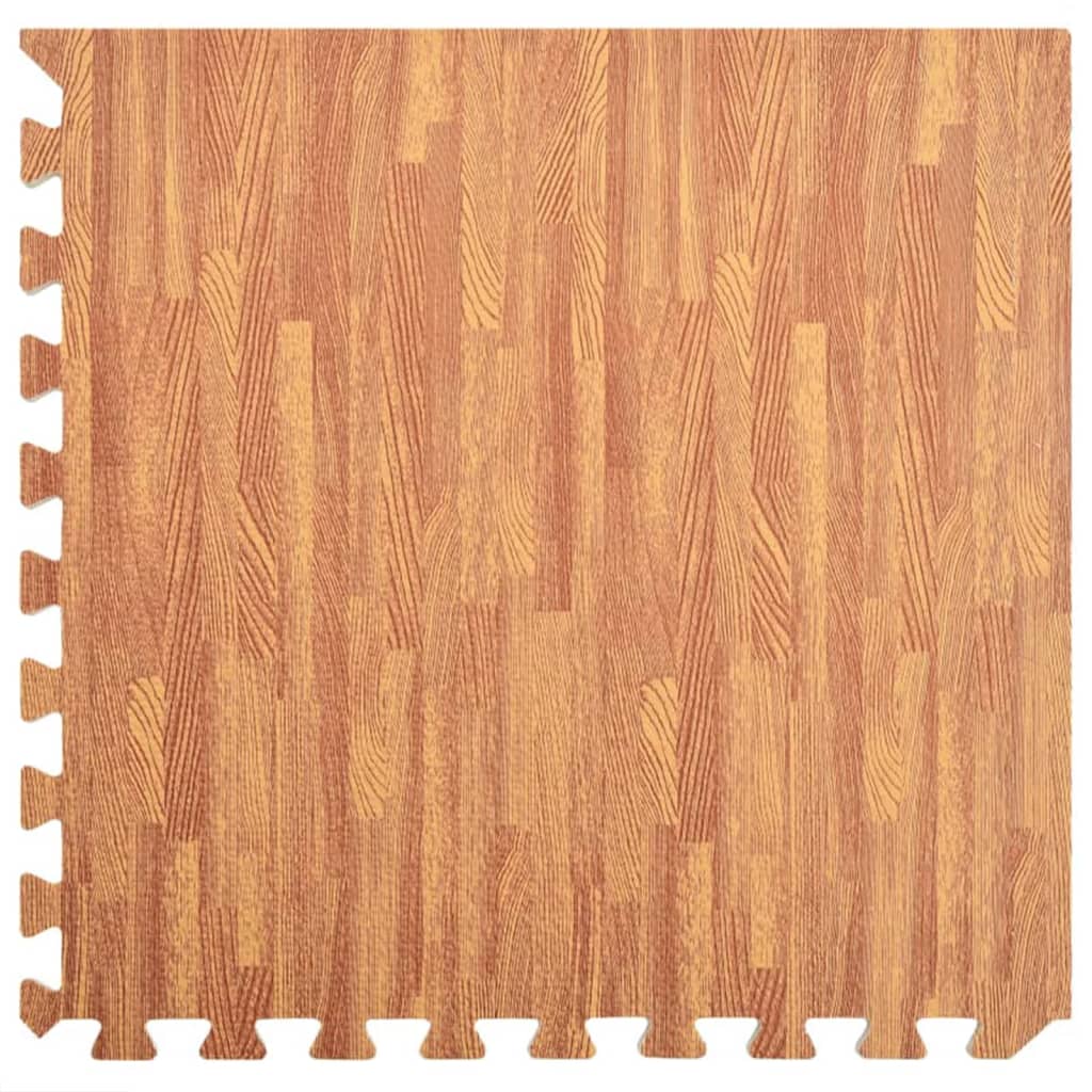 Tappetino a Incastro 24 pz Venature Legno 8,64 ㎡ Schiuma EVAcod mxl 127346