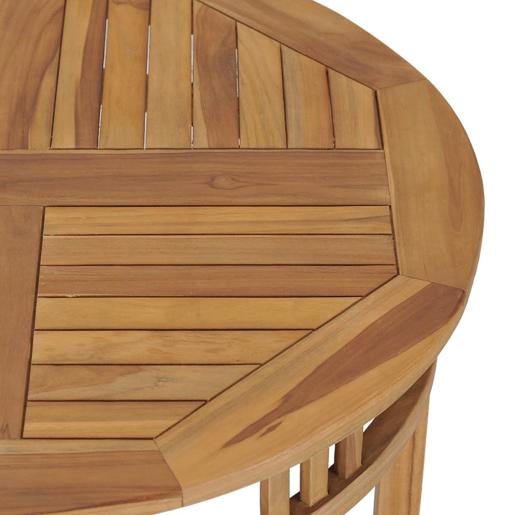 Set da Pranzo da Giardino 3 pz con Cuscini in Legno di Teak cod mxl 32979