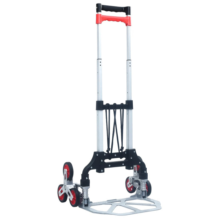 Carrello per Scale Pieghevole 70 kg in Alluminio Argento cod mxl 13798