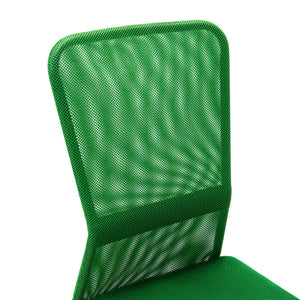 Sedia da Ufficio Verde 44x52x100 cm in Tessuto a Rete cod mxl 24379