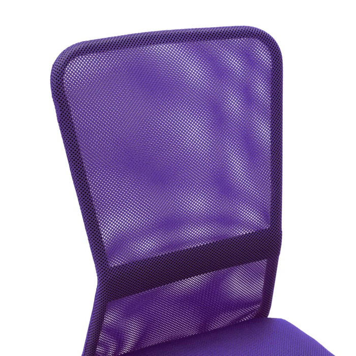 Sedia da Ufficio Viola 44x52x100 cm in Tessuto a Rete 289517