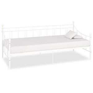 Telaio Divano Letto Bianco in Metallo 90x200 cm cod mxl 47817