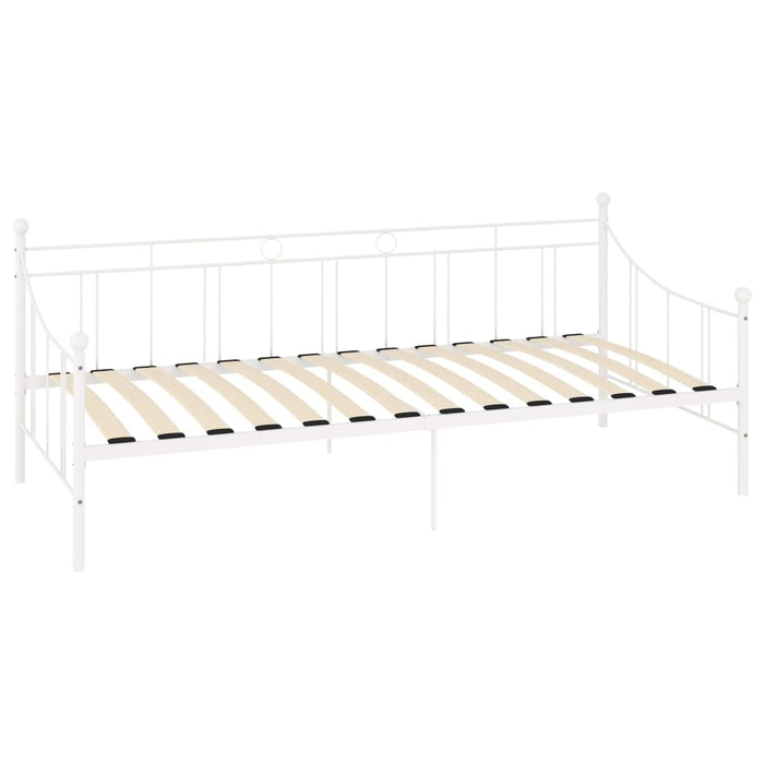 Telaio Divano Letto Bianco in Metallo 90x200 cm 284668