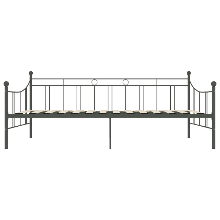 Telaio Divano Letto Grigio in Metallo 90x200 cm 284670