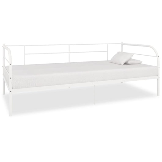 Telaio Divano Letto Bianco in Metallo 90x200 cm cod mxl 65251