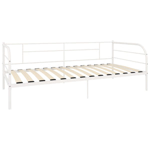 Telaio Divano Letto Bianco in Metallo 90x200 cm 284672