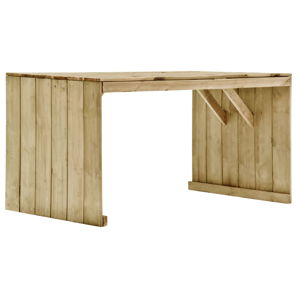 Set da Pranzo da Giardino 5 pz in Legno di Pino Impregnato 3054428