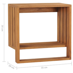 Porta Asciugamani a Parete 35x20x35 cm in Massello di Teak cod mxl 48820