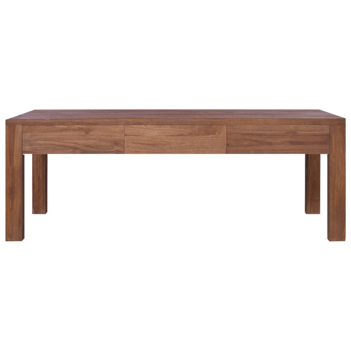 Tavolino da Caffè 110x60x40 cm in Legno Massello di Teak cod mxl 13815