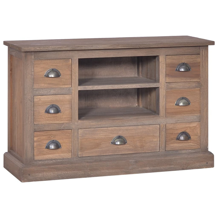 Credenza 90x30x58 cm in Legno Massello di Teak 288291