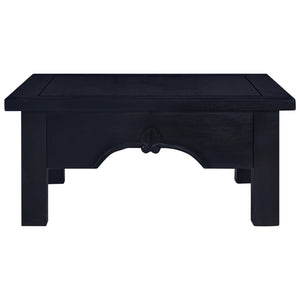 Tavolino Salotto Nero Chiaro 68x68x30 cm in Massello di Mogano 288826