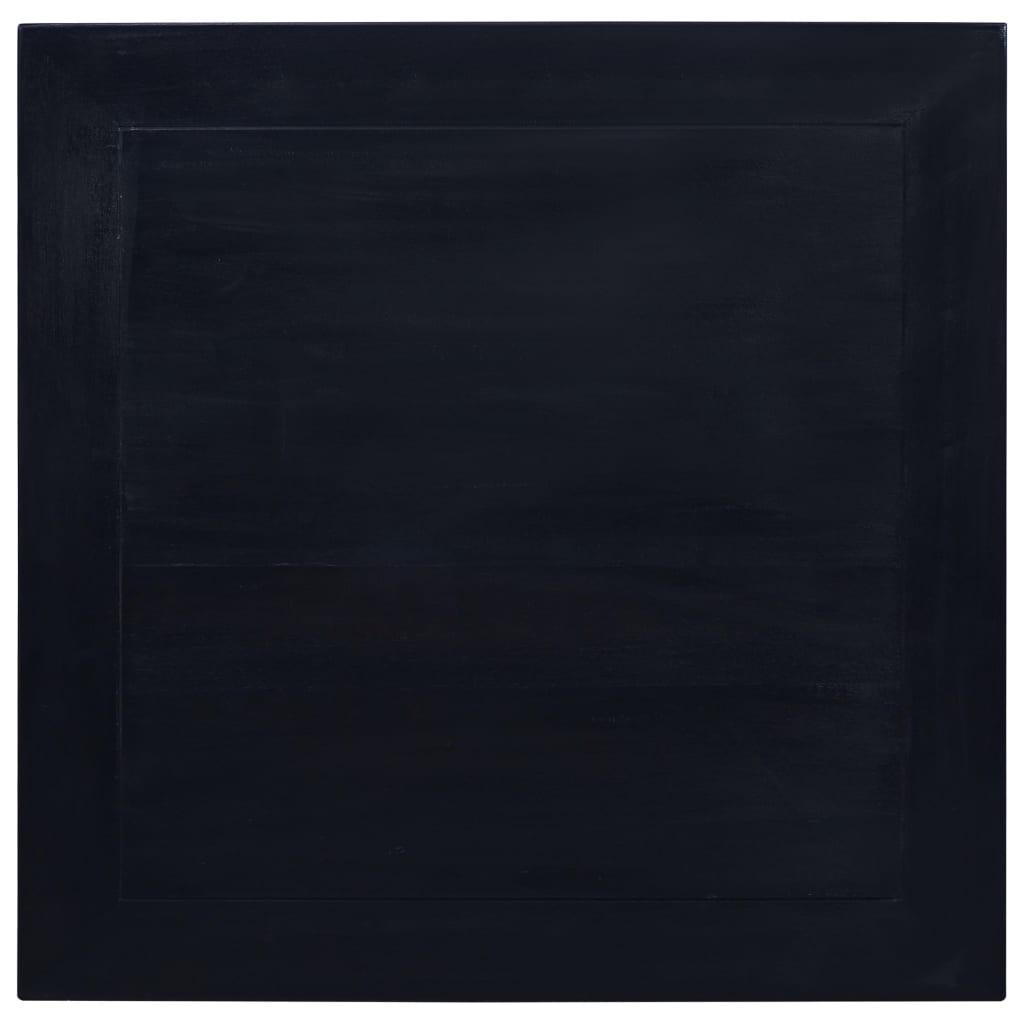 Tavolino Salotto Nero Chiaro 68x68x30 cm in Massello di Mogano 288826