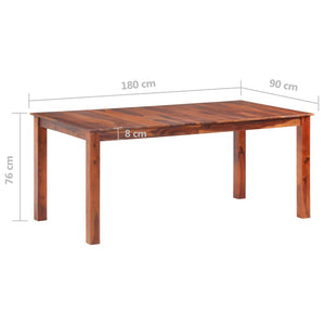 Tavolo da Pranzo 180x90x76 cm in Legno Massello di Sheesham 288113