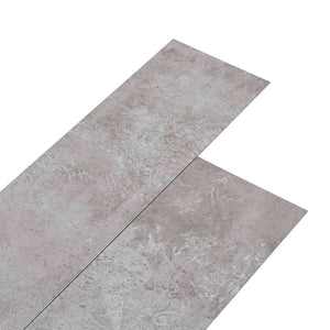 Listoni Pavimento PVC 5,02 m² 2 mm Autoadesivi Grigio Terracod mxl 127436