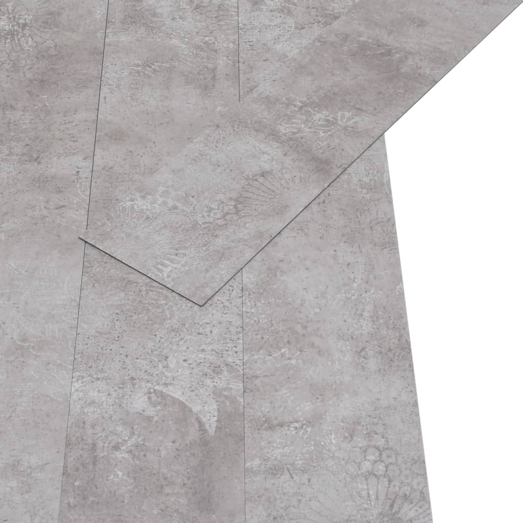 Listoni Pavimento PVC 5,02 m² 2 mm Autoadesivi Grigio Terra 146599