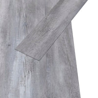 Listoni Pavimento in PVC 5,02 m² 2 mm Autoadesivi Legno Grigio cod mxl 53571