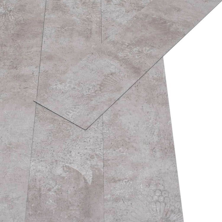 Listoni Pavimenti Non Autoadesivi PVC 5,26m² 2mm Grigio Terra 146605