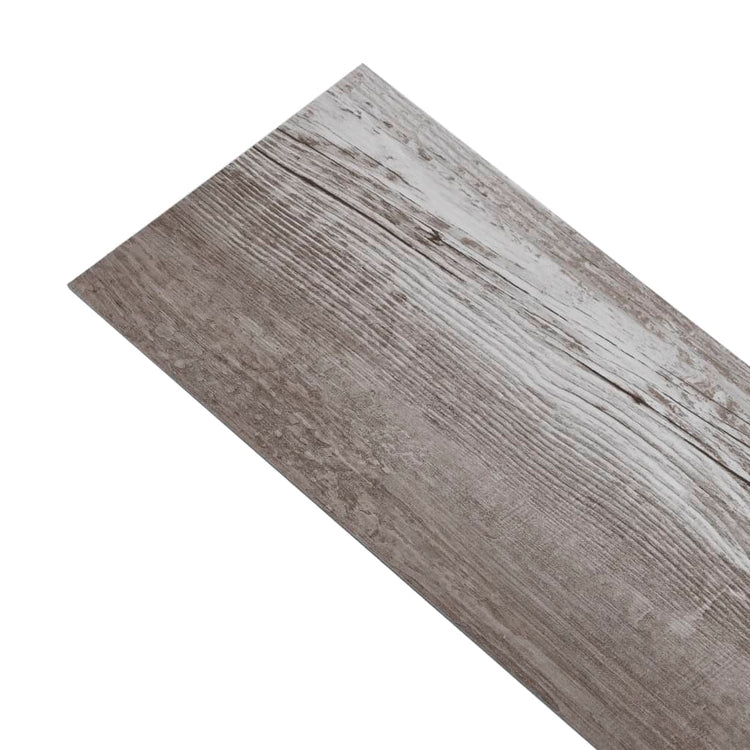 Listoni Pavimenti Non Autoadesivi PVC 5,26 m² 2mm Marrone Legno 146607