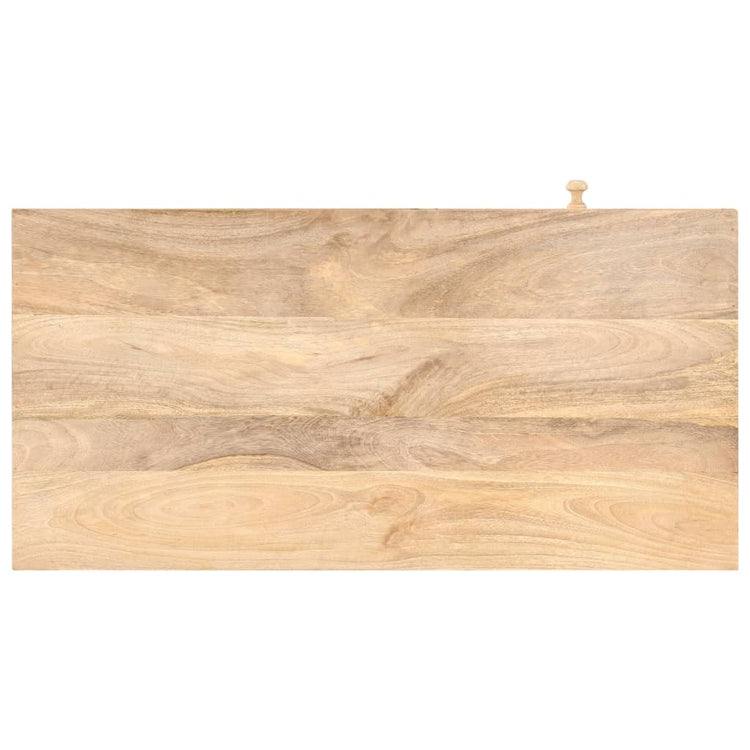 Tavolino da Trucco 100x50x76 cm in Legno Massello di Mango cod mxl 64288