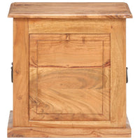 Baule 40x40x40 cm in Legno Massello di Acacia 289649