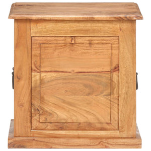 Baule 40x40x40 cm in Legno Massello di Acacia 289649