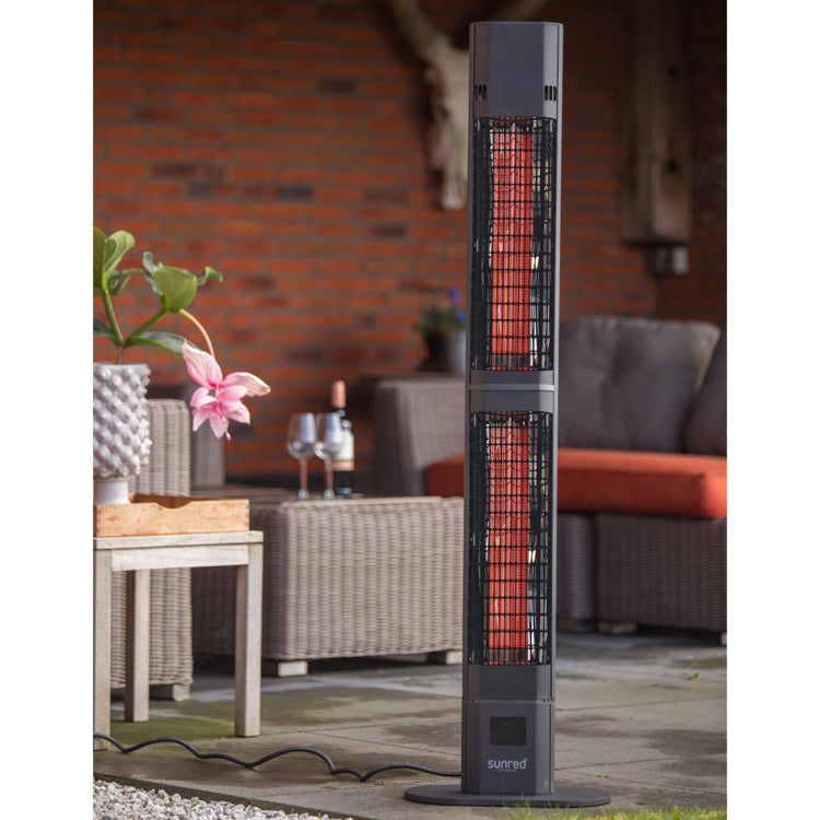 Sunred Radiatore Royal Diamond Dark Carbonio Oro Rosa Lounge 3000 W 428809