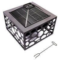 RedFire Braciere con Griglia per Barbecue Mikor Nero cod mxl 56078