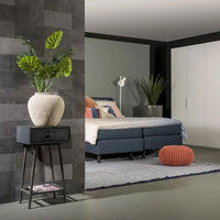 WallArt Piastrelle in Pelle Bowen Grigio Ombra 32 pz cod mxl 13697