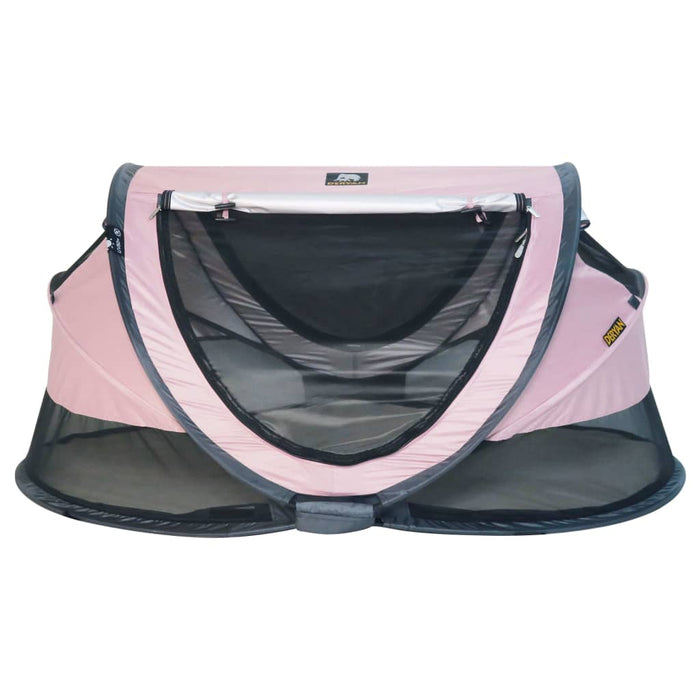 DERYAN Lettino da Viaggio Pop-up Toddler Luxe con Zanzariera Rosa 437031