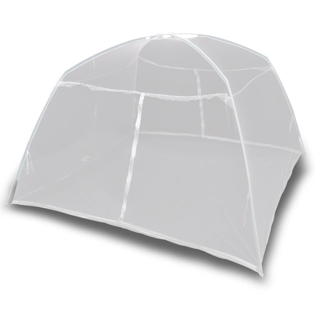 Tenda da Campeggio 200x180x150 cm in Fibra di Vetro Bianca cod mxl 63161