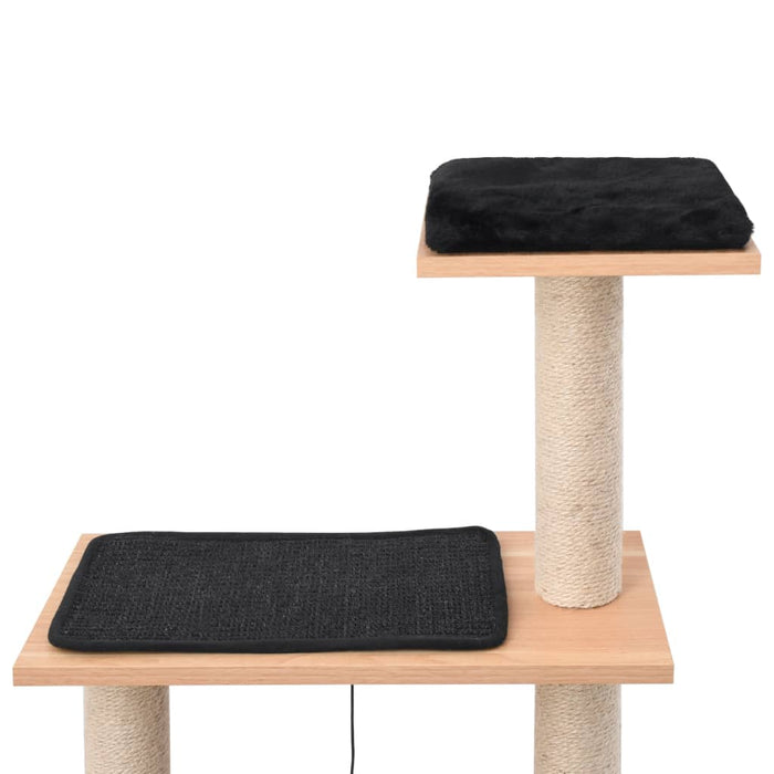 Albero per Gatti con Tappeto Tiragraffi in Sisal 123 cm 170920