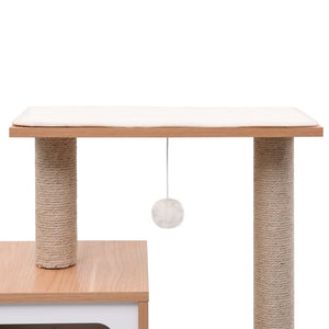 Albero per Gatti con Tappeto Tiragraffi in Sisal 82 cm cod mxl 10204