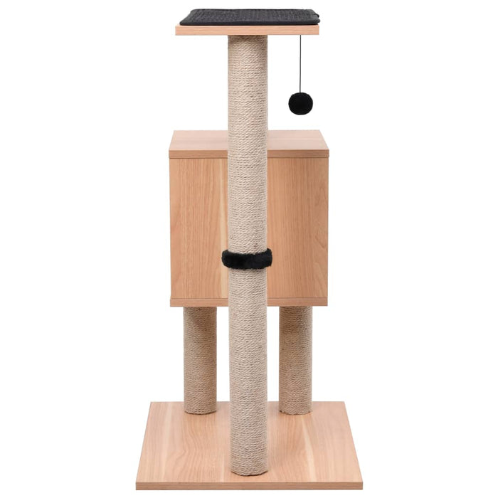 Albero per Gatti con Tappeto Tiragraffi in Sisal 82 cm cod mxl 22944