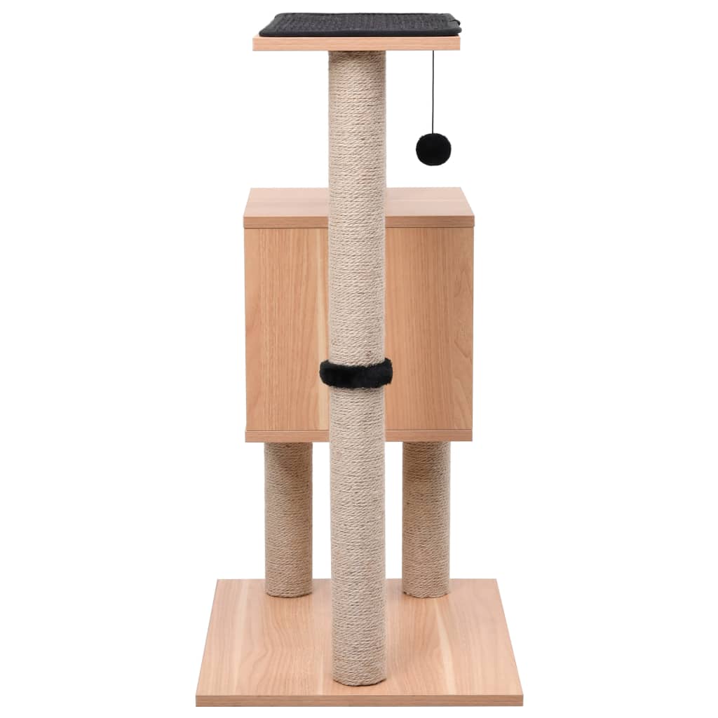 Albero per Gatti con Tappeto Tiragraffi in Sisal 82 cm 170922