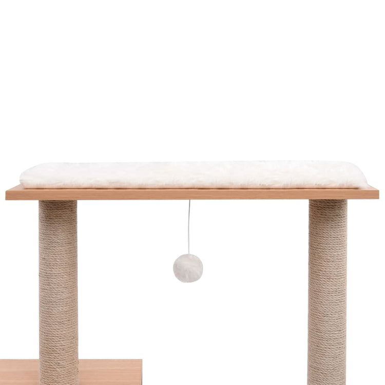 Albero per Gatti con Tappeto Tiragraffi in Sisal 104 cm cod mxl 16726