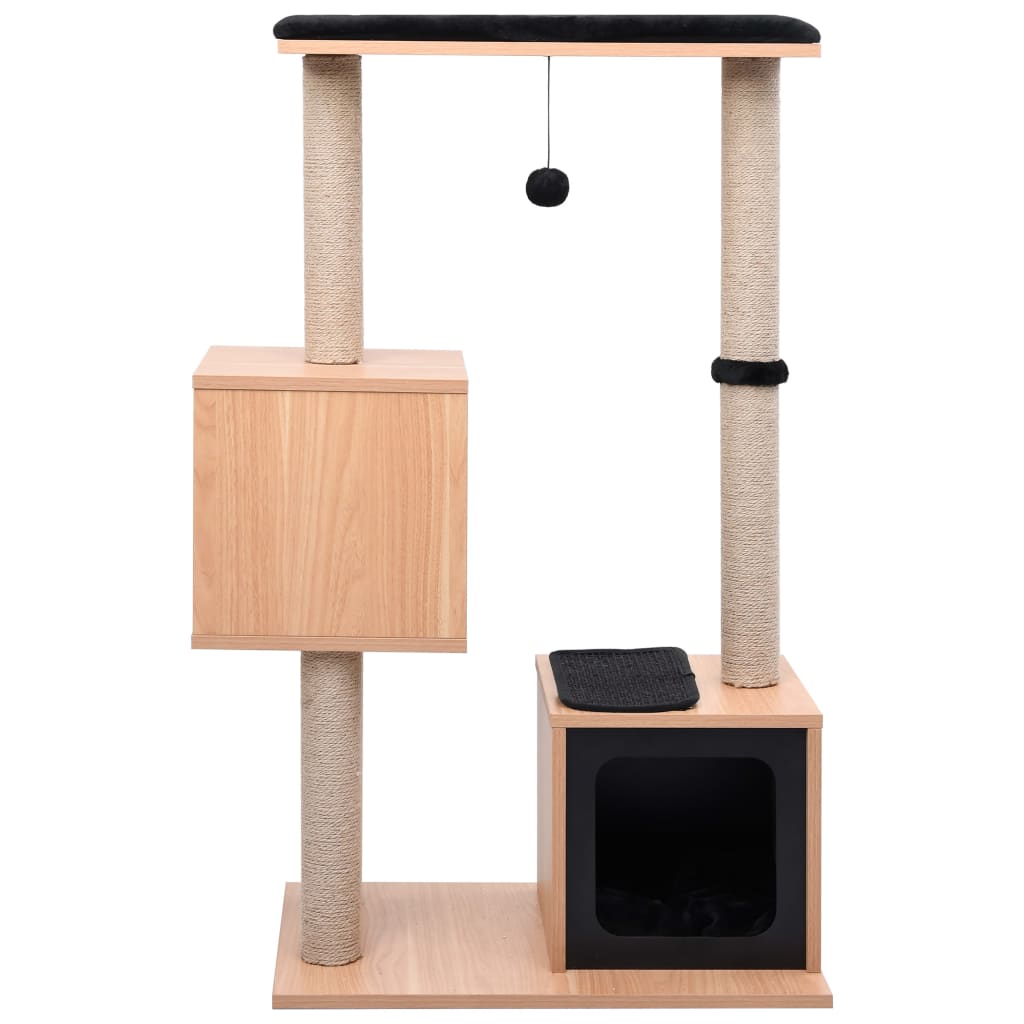 Albero per Gatti con Tappeto Tiragraffi in Sisal 104 cm 170924