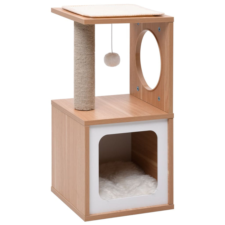 Albero per Gatti con Tappeto Tiragraffi in Sisal 60 cm cod mxl 6202