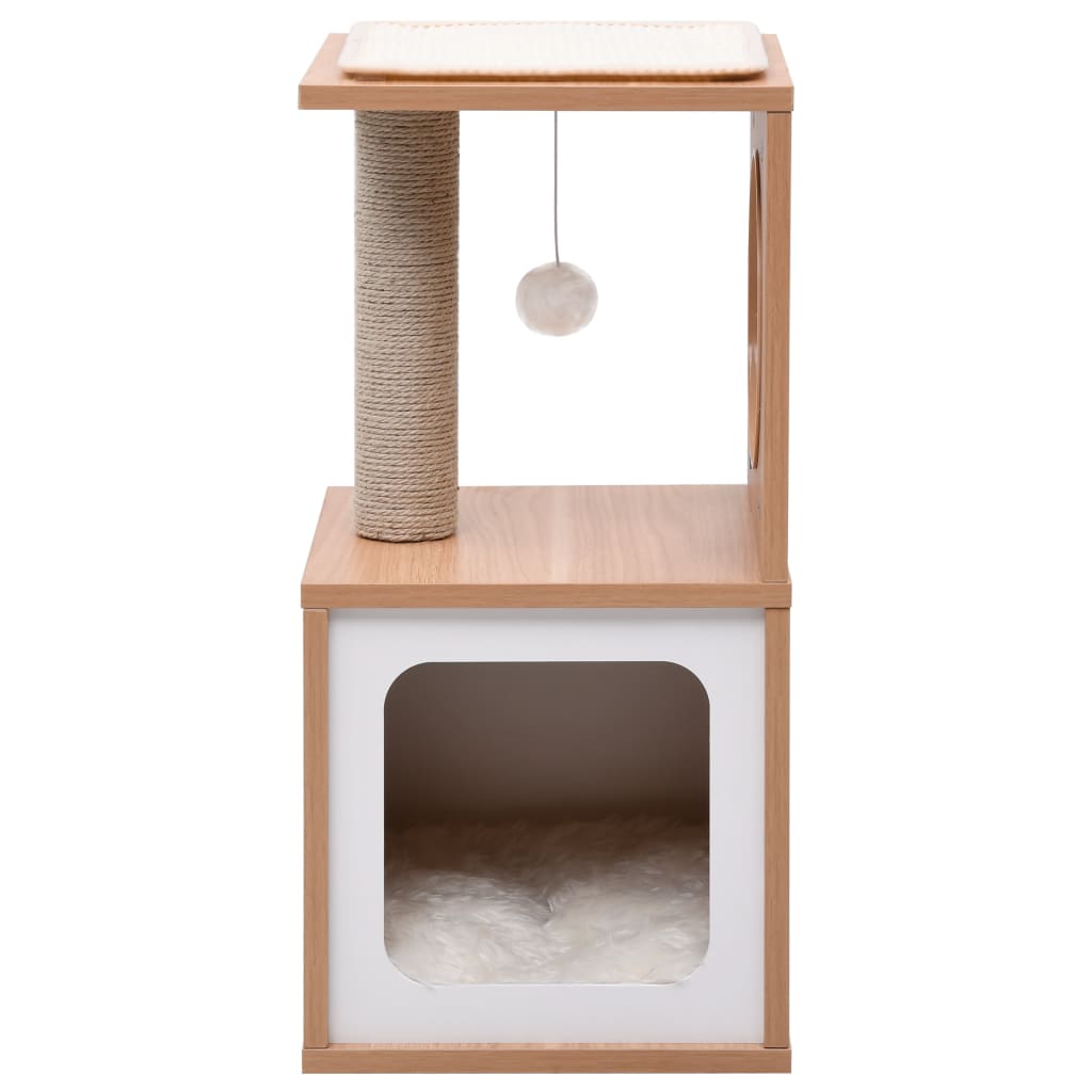 Albero per Gatti con Tappeto Tiragraffi in Sisal 60 cm cod mxl 6202