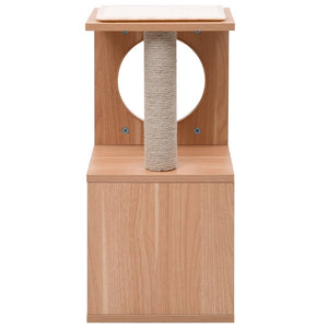 Albero per Gatti con Tappeto Tiragraffi in Sisal 60 cm cod mxl 6202