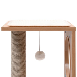 Albero per Gatti con Tappeto Tiragraffi in Sisal 60 cm cod mxl 6202