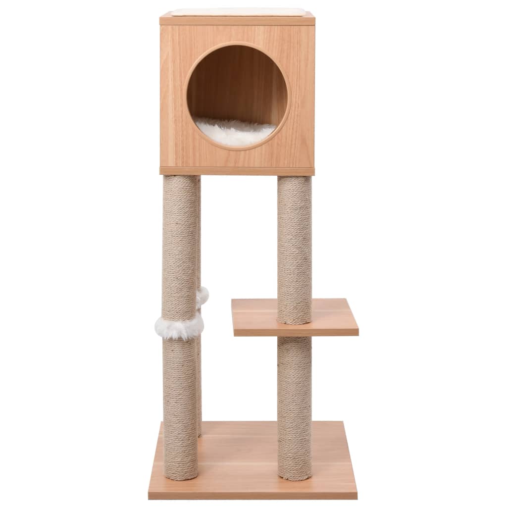 Albero per Gatti con Tappeto Tiragraffi in Sisal 90 cm cod mxl 18372