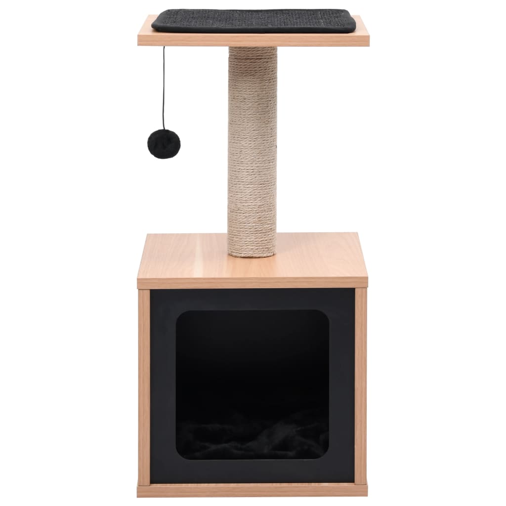 Albero per Gatti con Tappeto Tiragraffi in Sisal 62 cm 170932