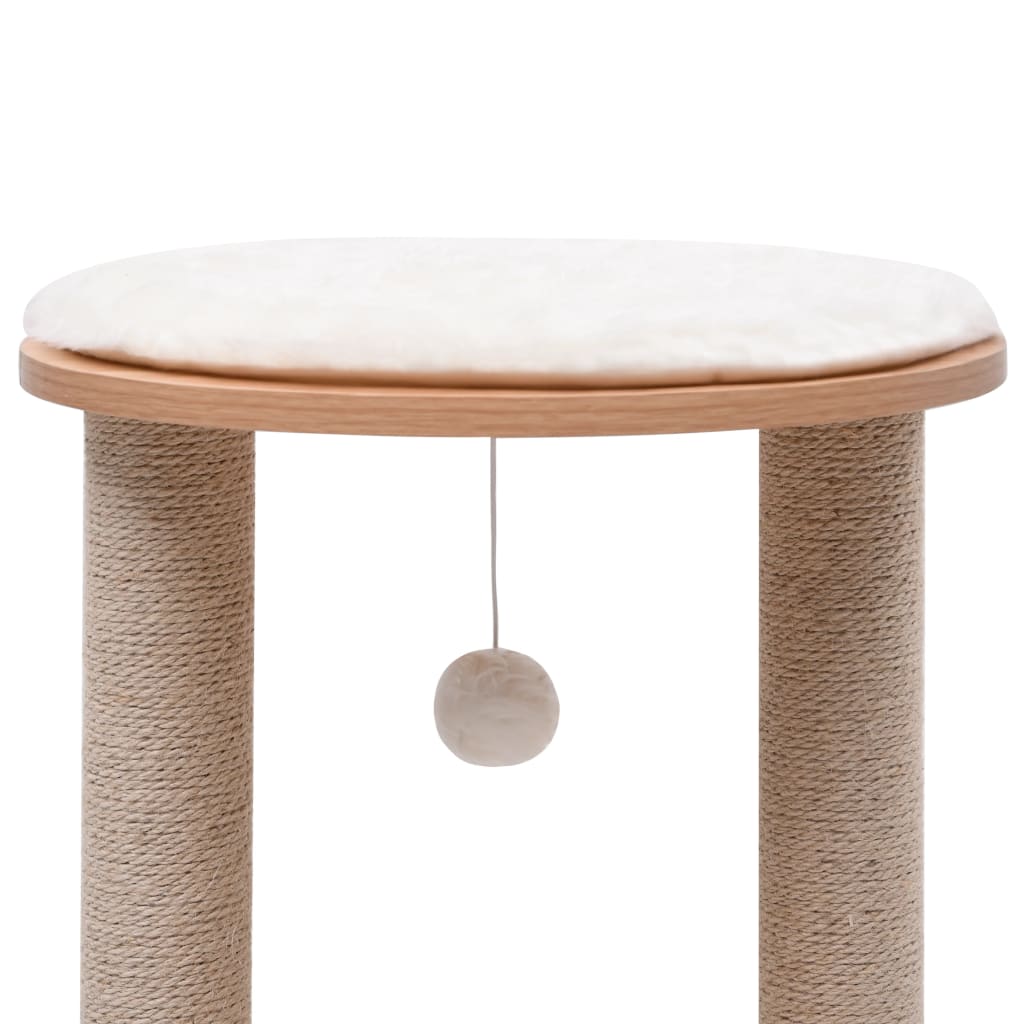 Albero per Gatti Piccolo con Pali Tiragraffi in Sisal 44 cm cod mxl 16641