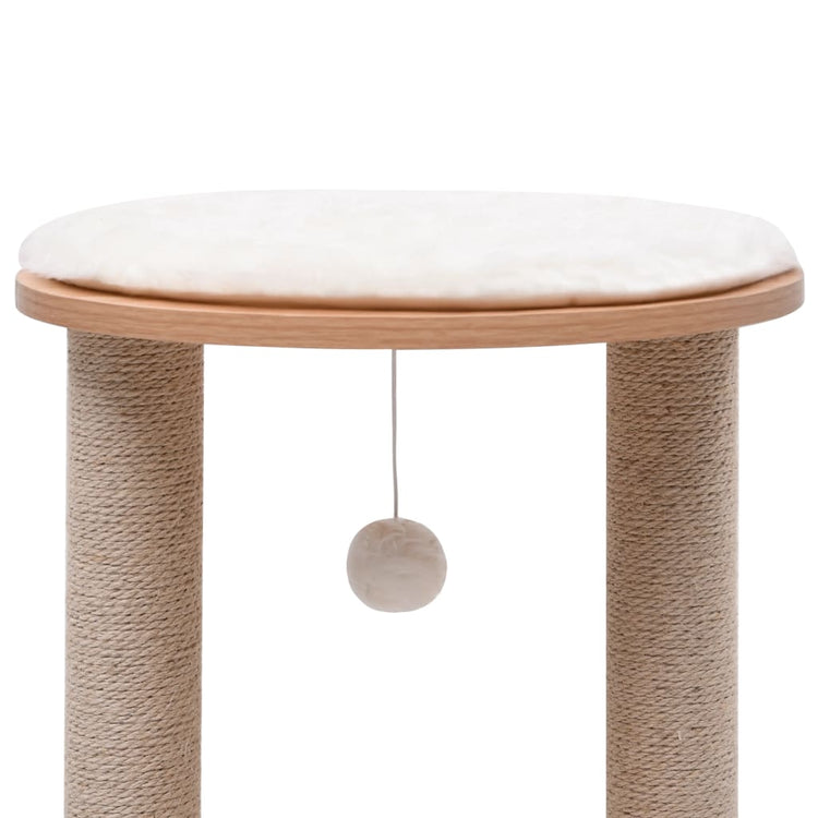 Albero per Gatti Piccolo con Pali Tiragraffi in Sisal 44 cm cod mxl 16641