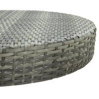 Tavolo da Giardino Grigio 75,5x106 cm in Polyrattan cod mxl 34155